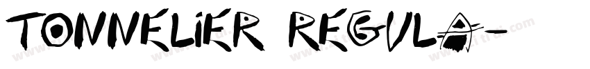 Tonnelier Regula字体转换